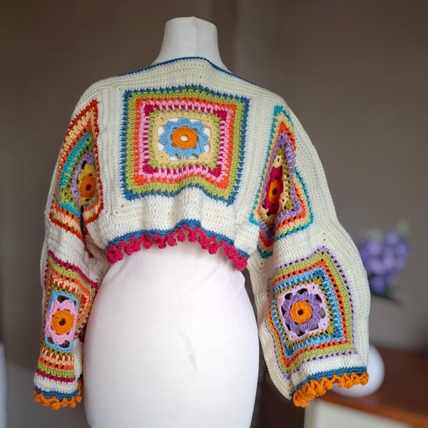 Boho Handmade Crochet Crop Top
