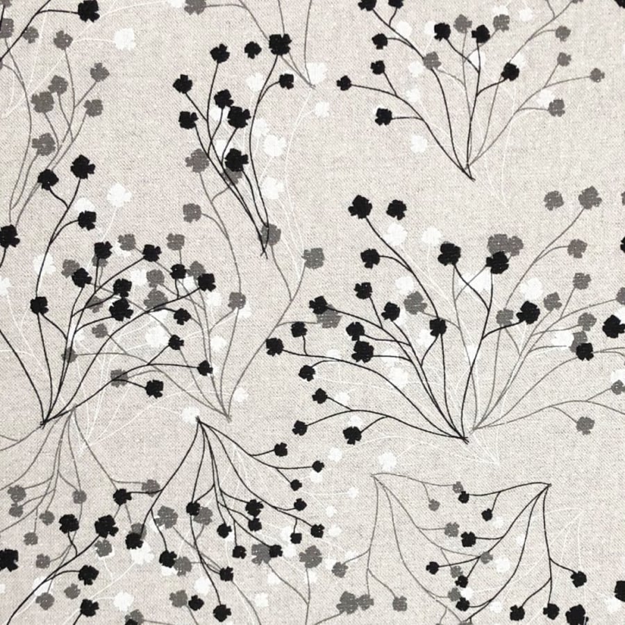 Black White Tablecloths.. 4 Designs,  100 to 500cm  Cotton Metallic .