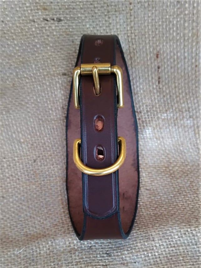 leather greyhound collar