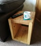 Rustic Cube Coffee Table Bedside Table Handmade - Image 5