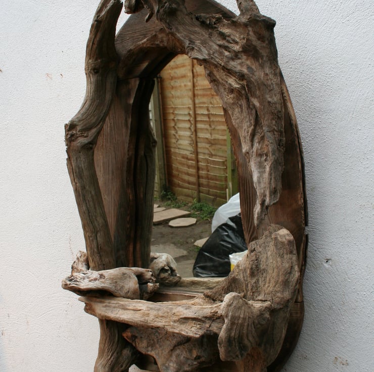 9+ Drift Wood Mirror