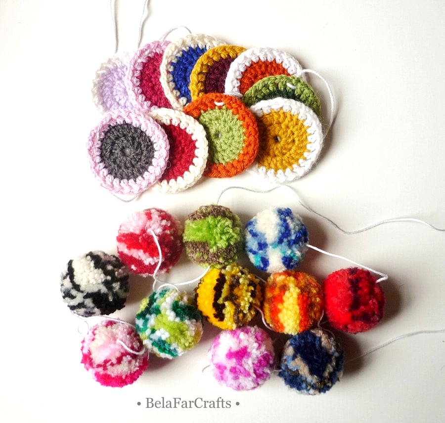 Baby shower gift set - Newborn photo shoot - Nursery hanging ornaments