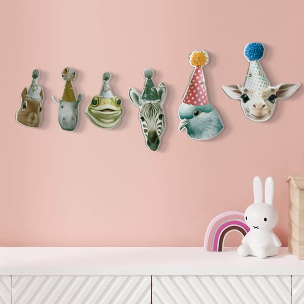 Party Animal Garland, Personalisable Birthday Banner, Cute Animals