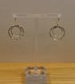 Sterling Silver Circle Drop Earrings - Image 6