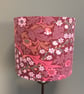 Raspberry Pink Blackthorn Sanderson Cottage Core Vintage Fabric Lampshade  - Image 9