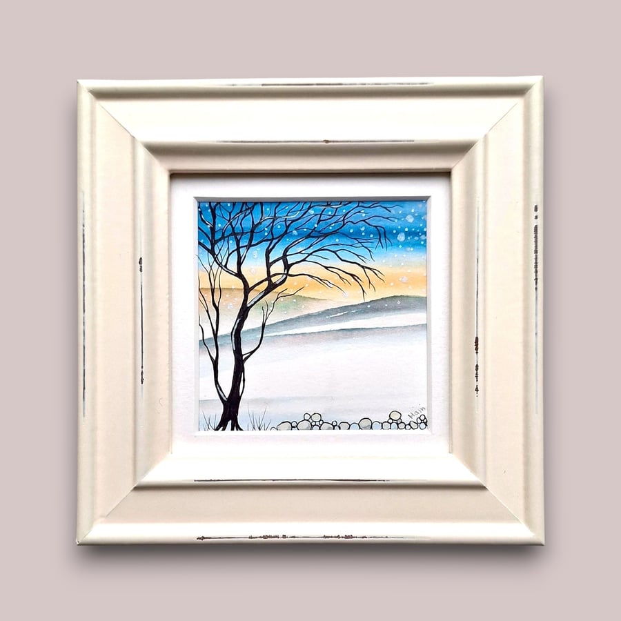 Small Framed Original Painting 