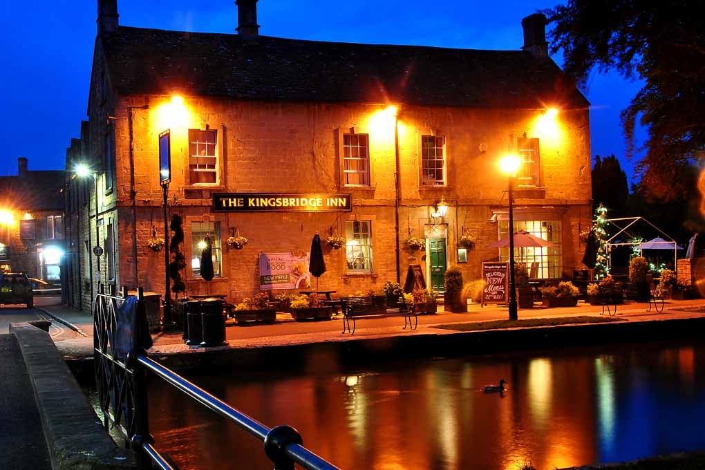 Kingsbridge Inn Bourton On The Water Cotswolds Photograph Print