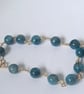 Gold filled Apatite Beaded Bracelet - Image 5