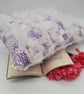 Frill feature cushion in purple and white. Free uk delivery  - Image 9