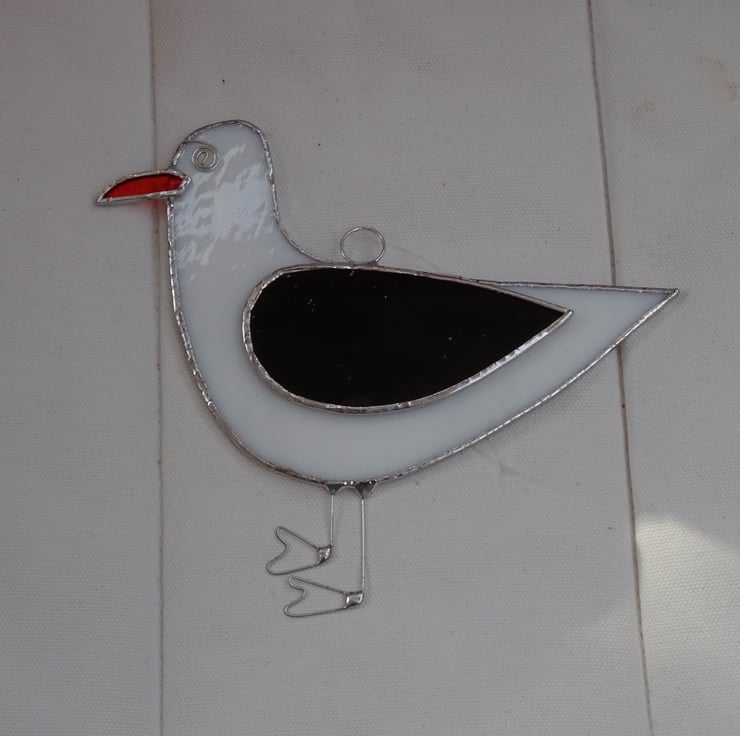 Stained Glass Seagull Suncatcher Folksy
