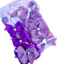 Sophia's Handmade 8-Piece School Sets- Purple & White - Image 2