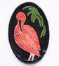 Scarlet Ibis Ceramic Dish - Handmade - Image 4