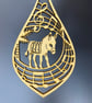 Christmas carol decoration - Little Donkey - Image 3