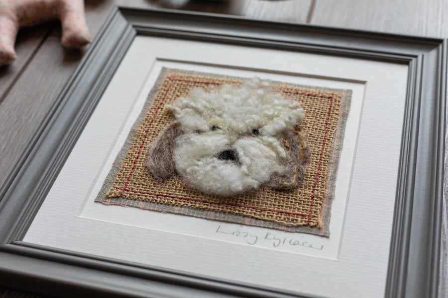 Needle Felted Dandie Dinmont Terrier 