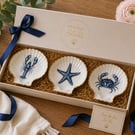 Three Sealife Trinket Dishes (choose any 3)