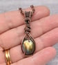 Labradorite and Copper Pendant - Image 3