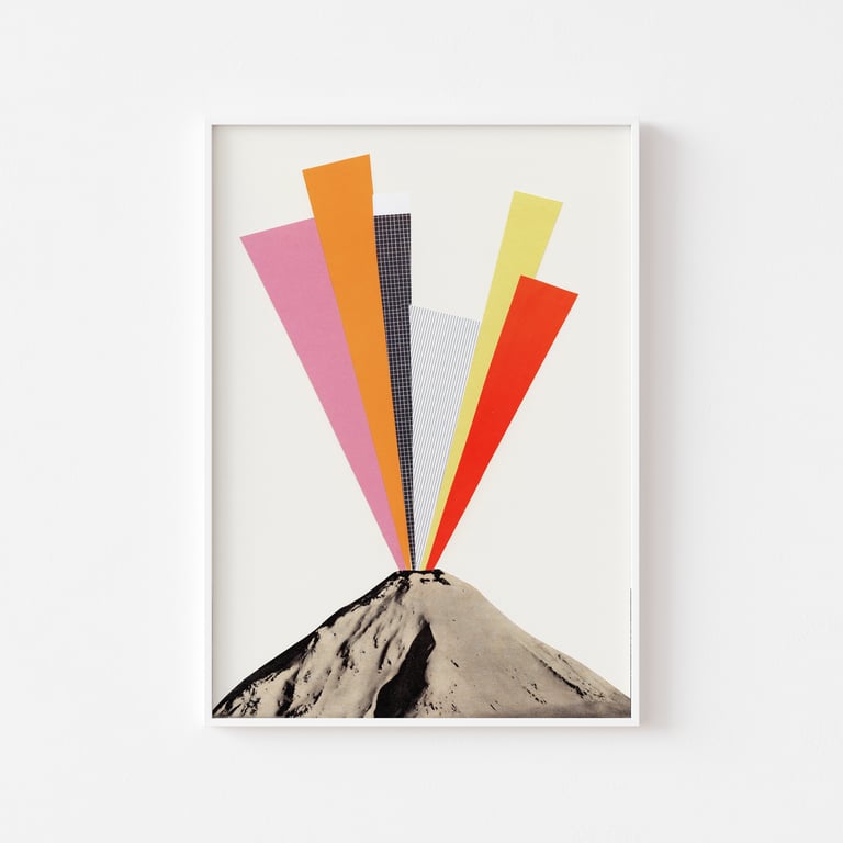 Volcano Art Print - Eruption