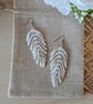 Feather Leaf Earrings  - Image 3