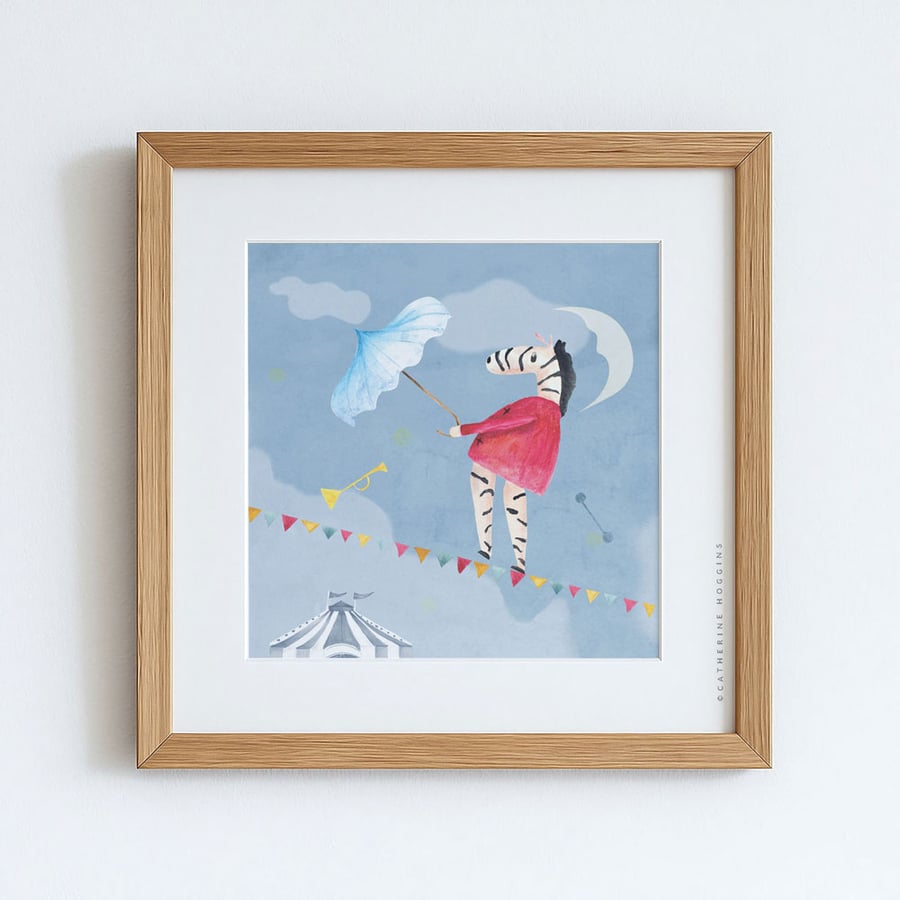 Merlon The Magnificent - Illustrated Giclee Art Print - Wall Art for Kids