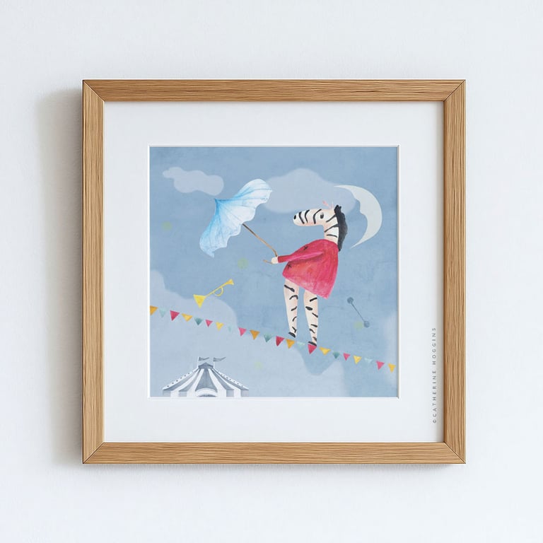 Merlon The Magnificent - Illustrated Giclee Art Print - Wall Art for Kids