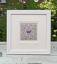 Butterfly Garden hand-stitched embroidery inspired by nature, intricate,detailed - Image 1