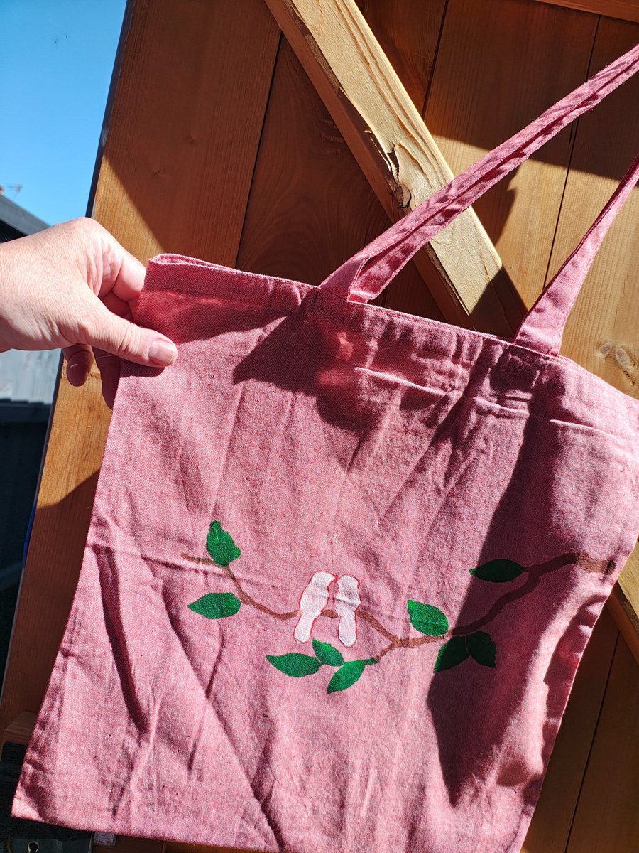 Hand painted tote bags 