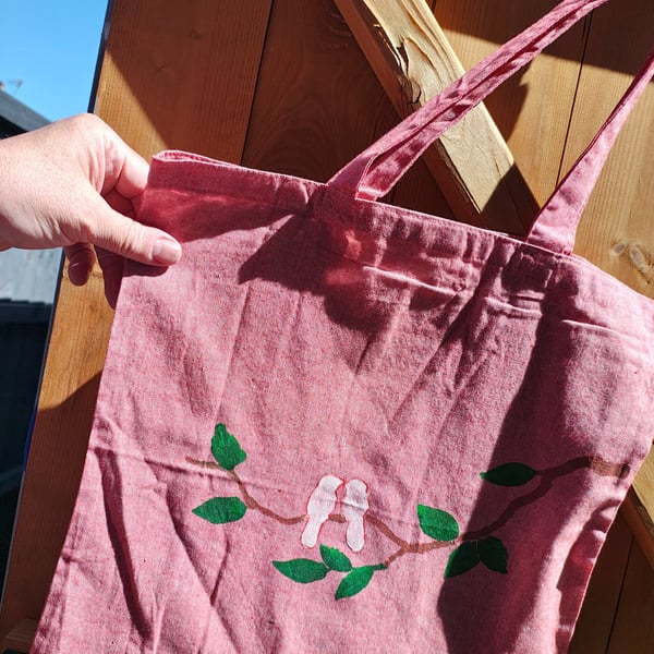 Hand painted tote bags 
