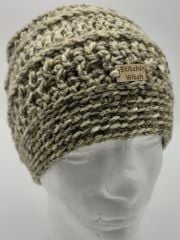 Beige Speckled Beanie