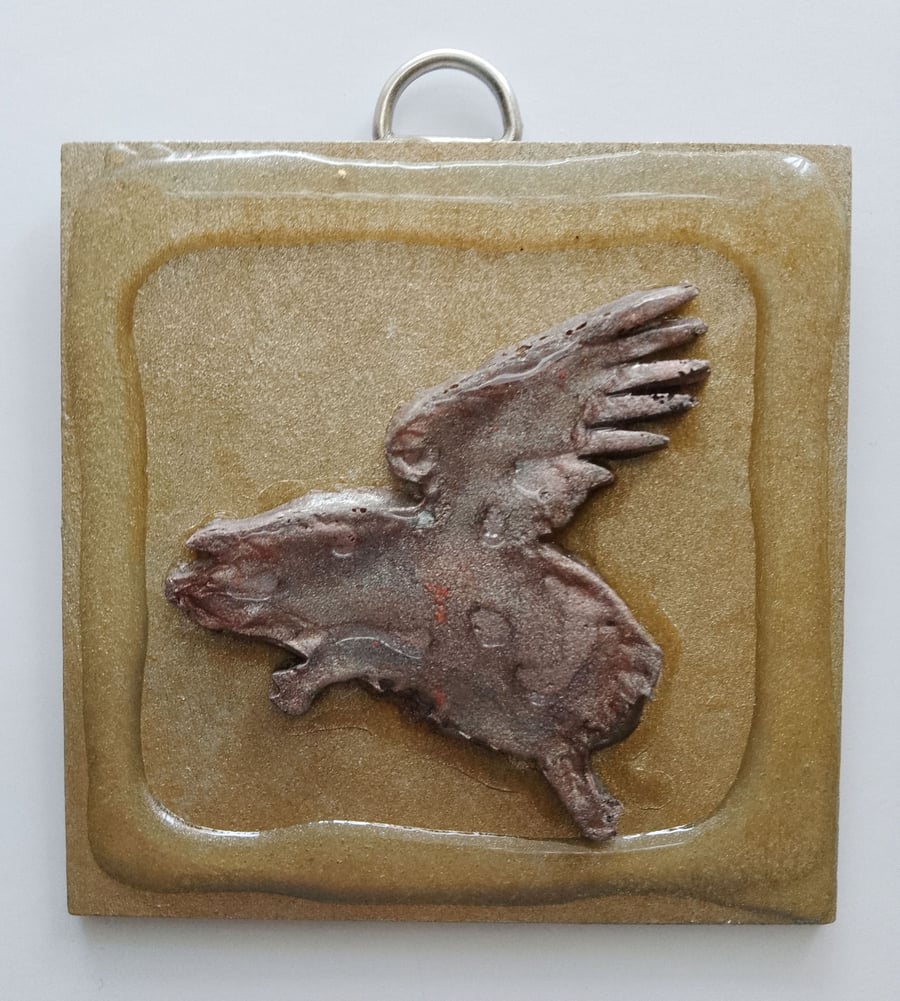 The Little Flying Pig Wall Plaque