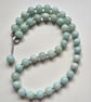 Designer Russian Amazonite Sterling Silver Necklace AA Grade - Image 2