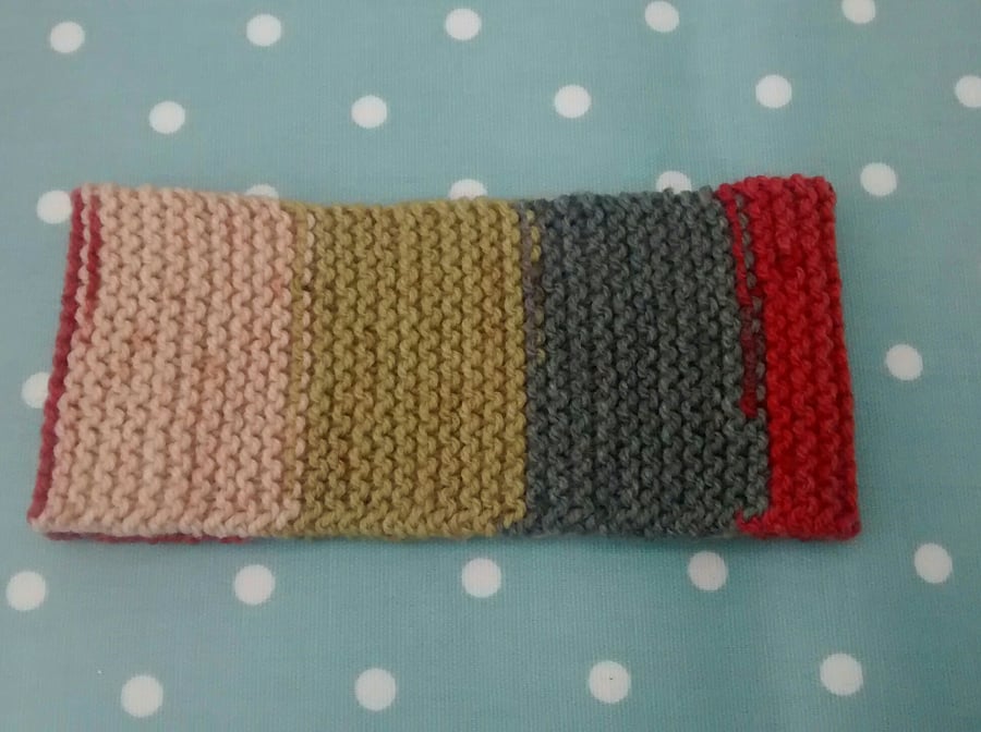 Sale, Knitted Headband, Stripy, End of Line Sale