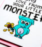 Cute Mother's Day Card For Mummy From Her Little Monster, Son, Daughter - Image 3