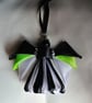 Ribbon Angel - Black White & Green - Image 5