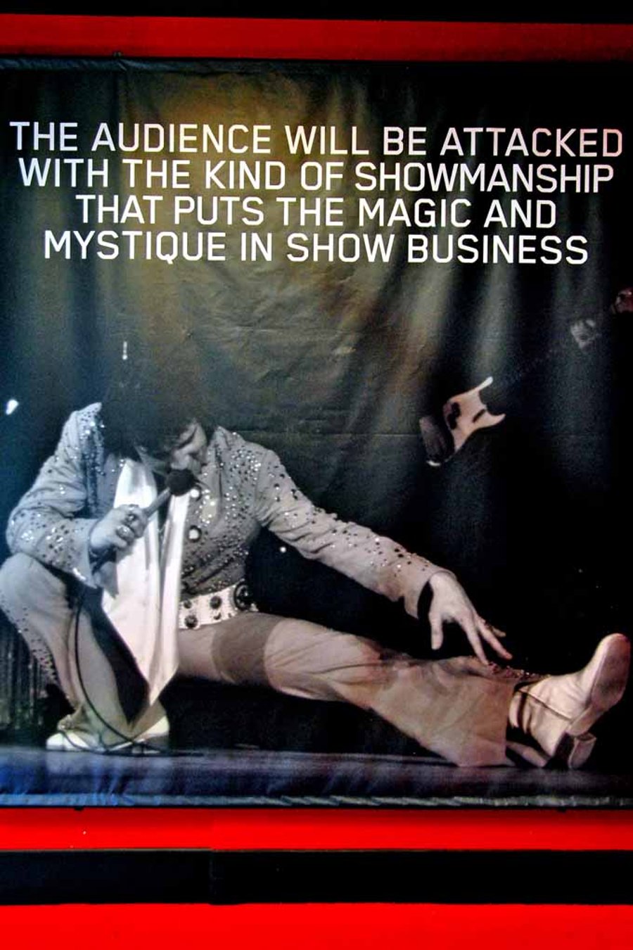 Elvis Presley On Tour Exhibition London Photograph Print