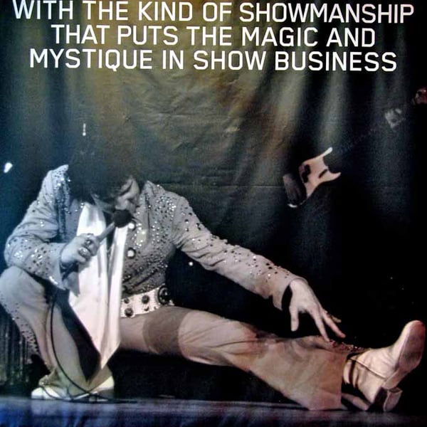 Elvis Presley On Tour Exhibition London Photograph Print