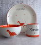 Personalised Dinosaur Pasta Rice Bowl - Image 9