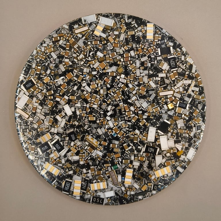 Mixed Electronic Components Coaster 