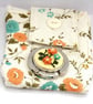 Handcrafted Peach floral Bag Hanger - Image 4