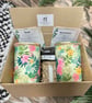 Sage green tropical floral herb garden gift set  - Image 1