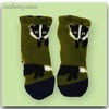 Reserved for Connor - Badger Socks 