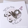 cakebird - greetings card
