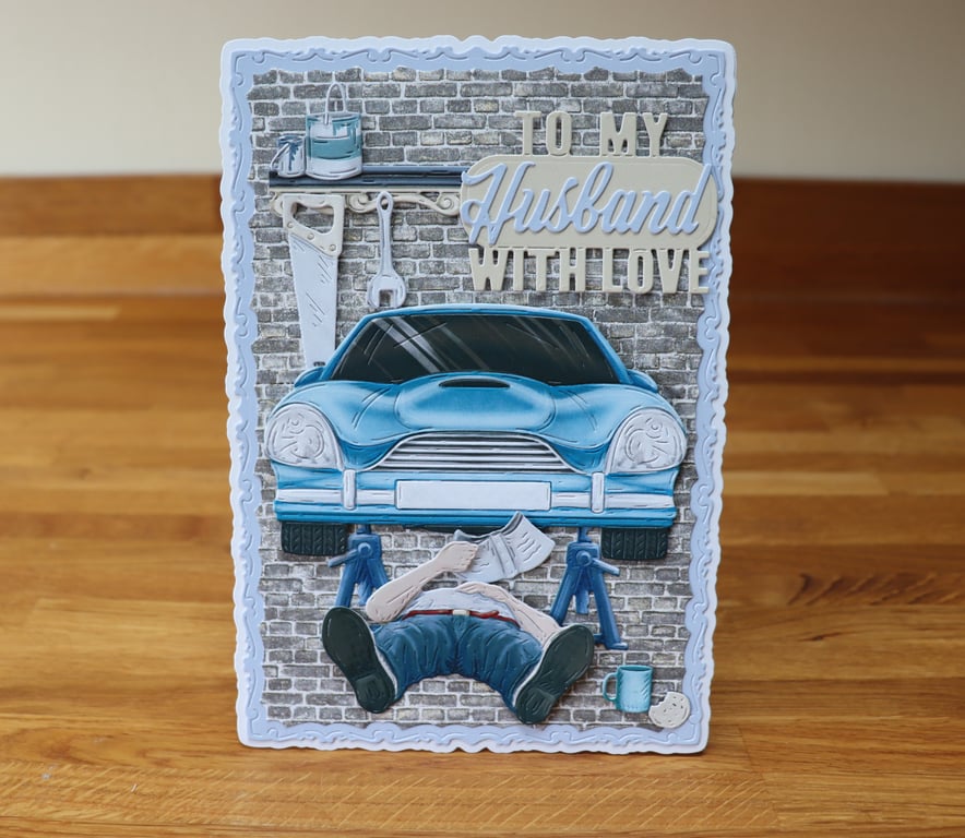 Man Cave, Fixing the Car Dad