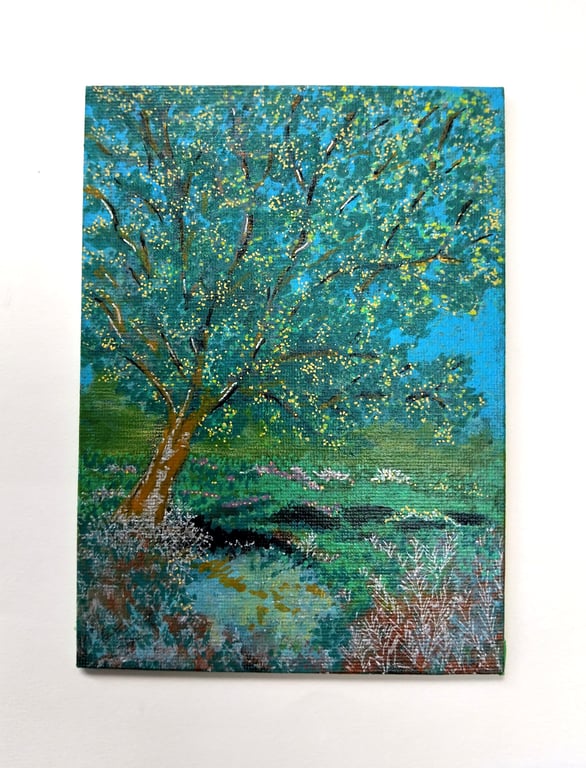 Busy Blossom - original unframed painting