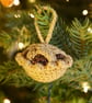 Crochet mince pie and carrot decoration set.  - Image 3