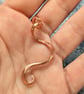 Small Swirly Copper Pendant in Art Nouveau Style - Image 5