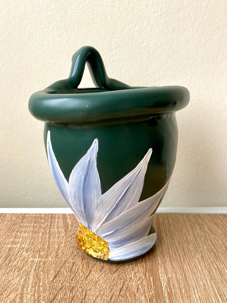 Hand-Painted Hanging Plant Pot