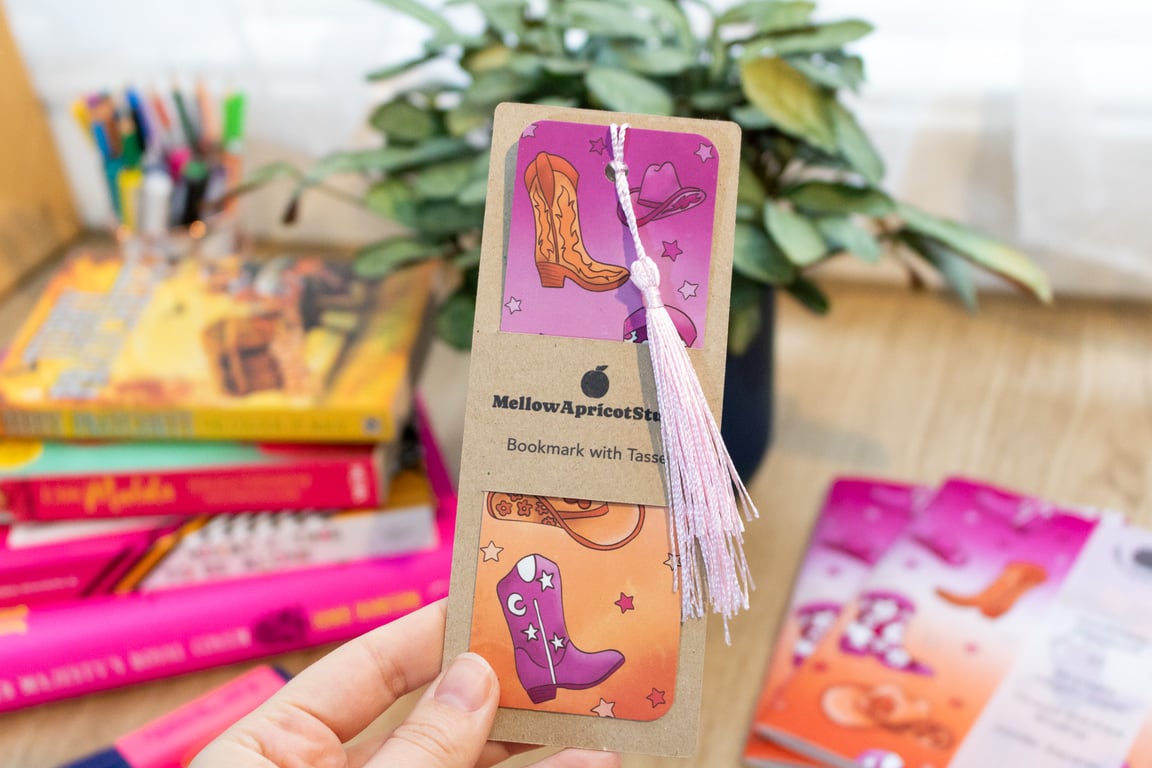 Cowgirl Bookmark with Tassel