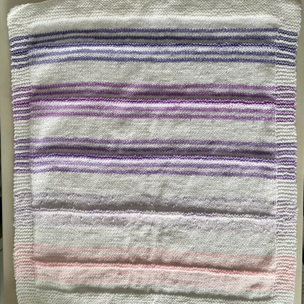 Hand Knitted Baby Blanket