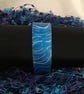 Anodised Aluminium Bangle in Blue - Image 3