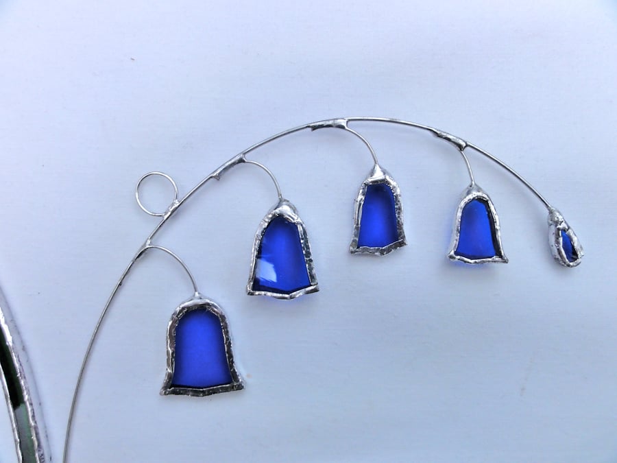 Stained Glass Bluebell Suncatcher